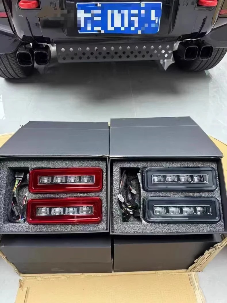 For Defender 2020+  Rear bumper Fog Lamp modified LED  Fog Light Kit